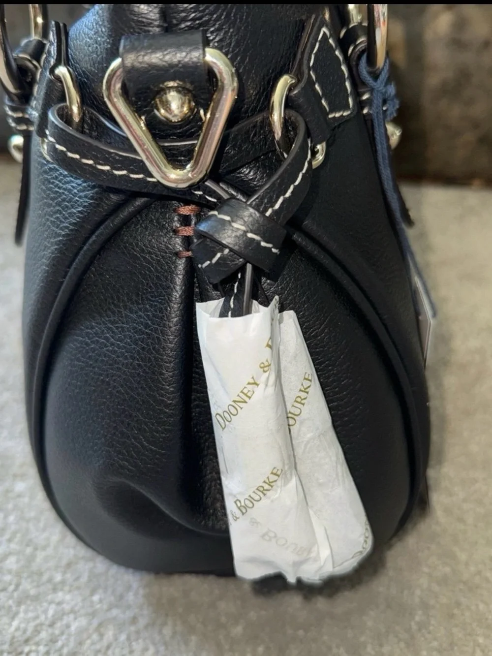 NWT Dooney & Bourke Sorrento Satchel 30 in black